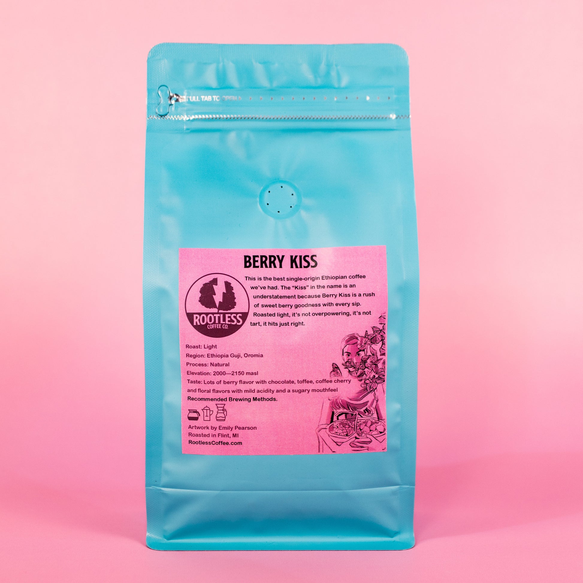 Berry Kiss - Single-Origin Ethiopia Light Roast - Concordia Style Boutique