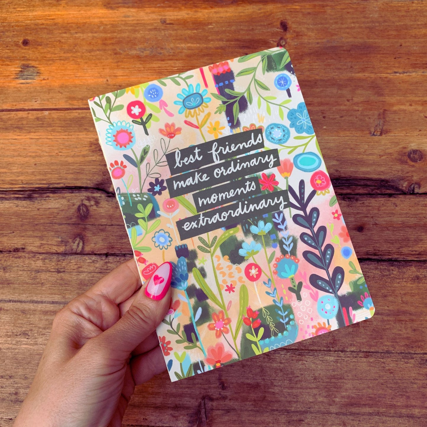 Best Friends Make Moments Extraordinary Double-Sided Journal - Premium Journal from The Bullish Store - Just $15.95! Shop now at Concordia Style Boutique