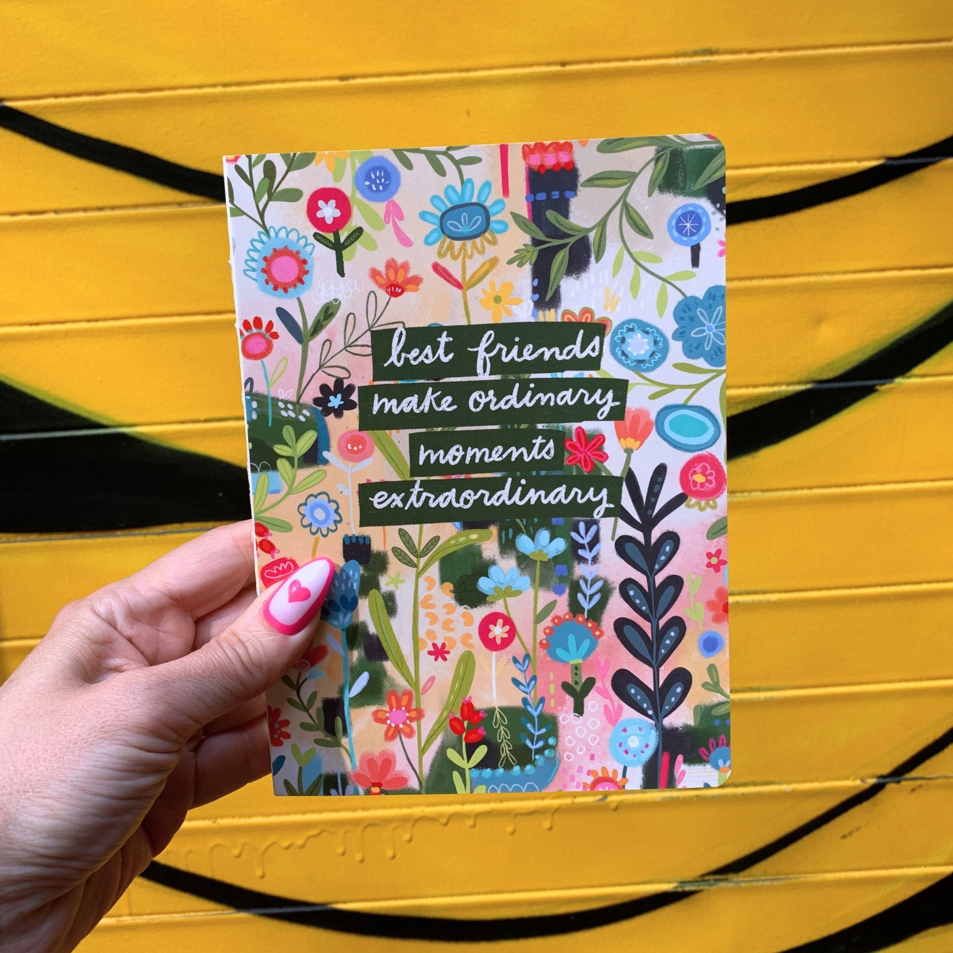 Best Friends Make Moments Extraordinary Double-Sided Journal - Premium Journal from The Bullish Store - Just $15.95! Shop now at Concordia Style Boutique