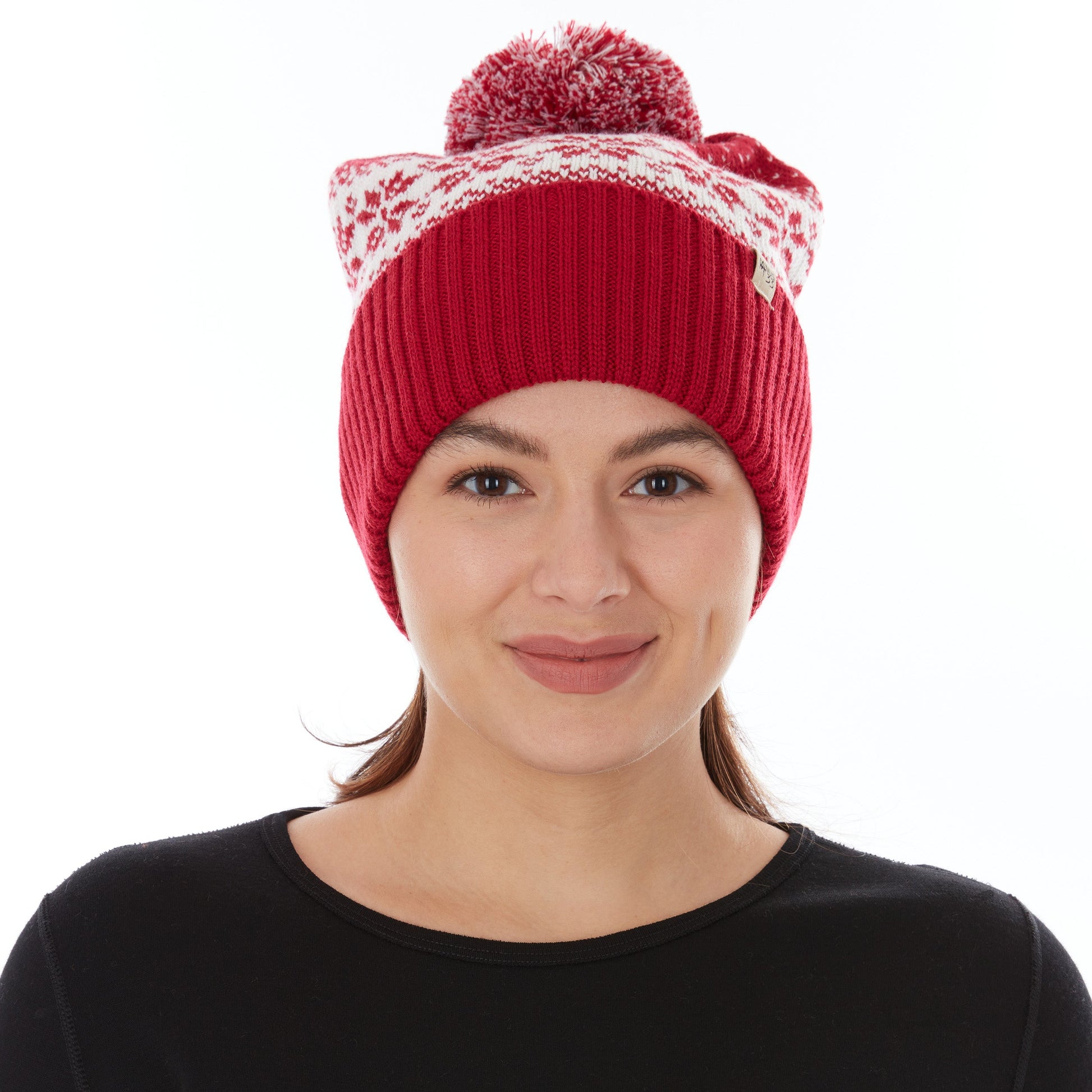 Midweight - Everyday Knit Cuff Pom Beanie 100% Merino Wool - Concordia Style Boutique