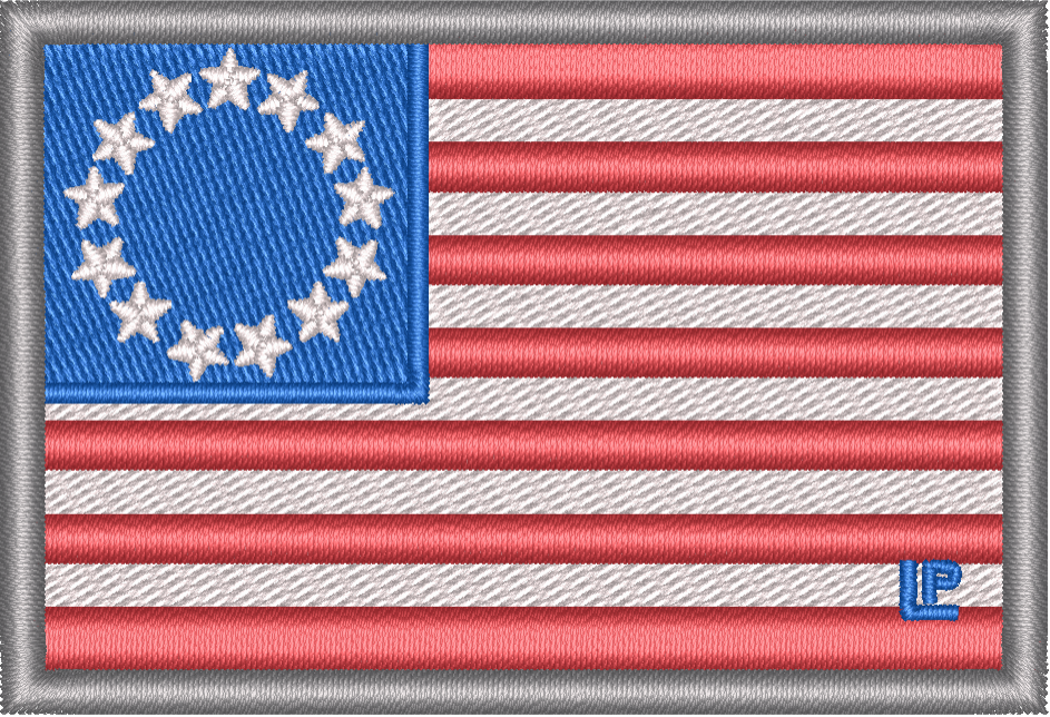 Historical Flag Morale Patch - Concordia Style Boutique