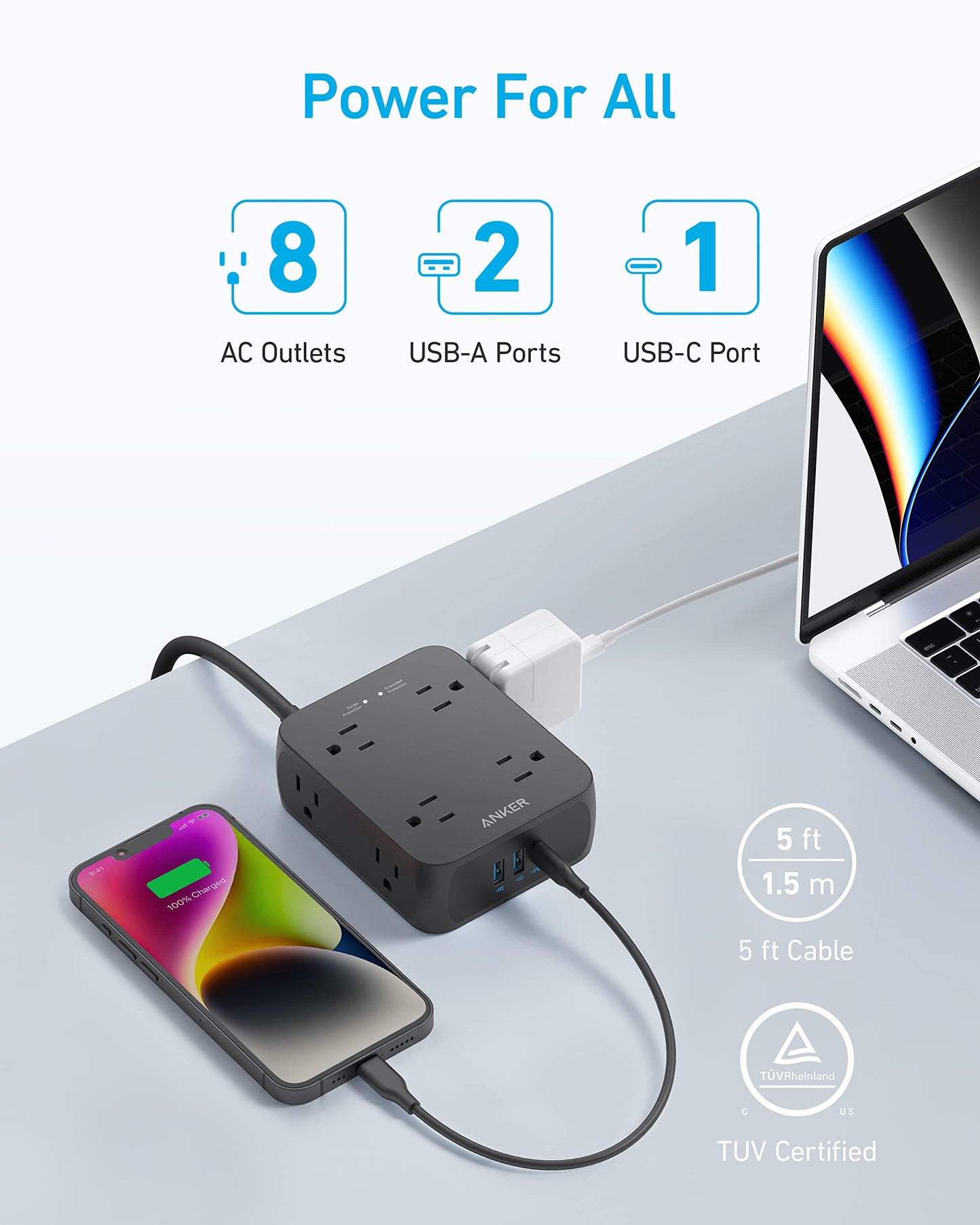 Anker <b>341</b> USB Power Strip