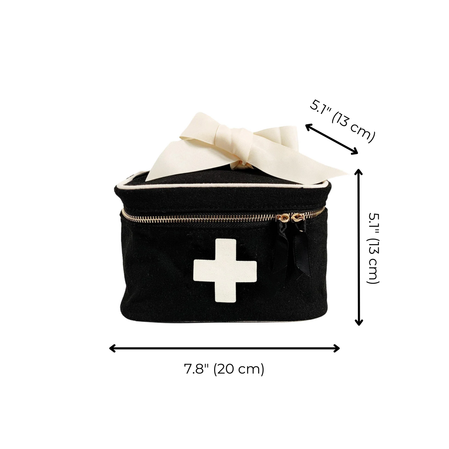 Meds and First Aid Storage Box, Black - Concordia Style Boutique
