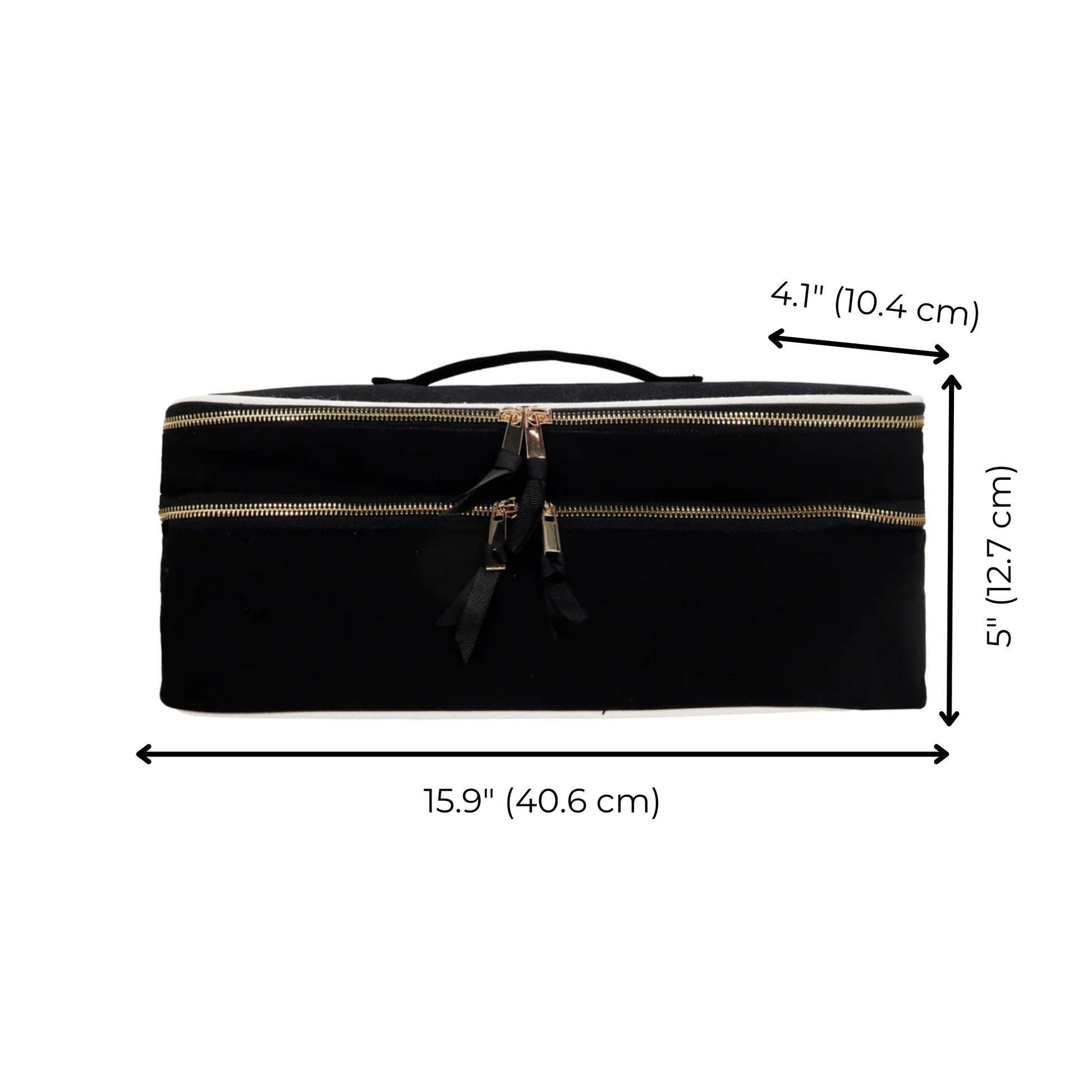 Double Hair Tools Travel Case, Black - Concordia Style Boutique
