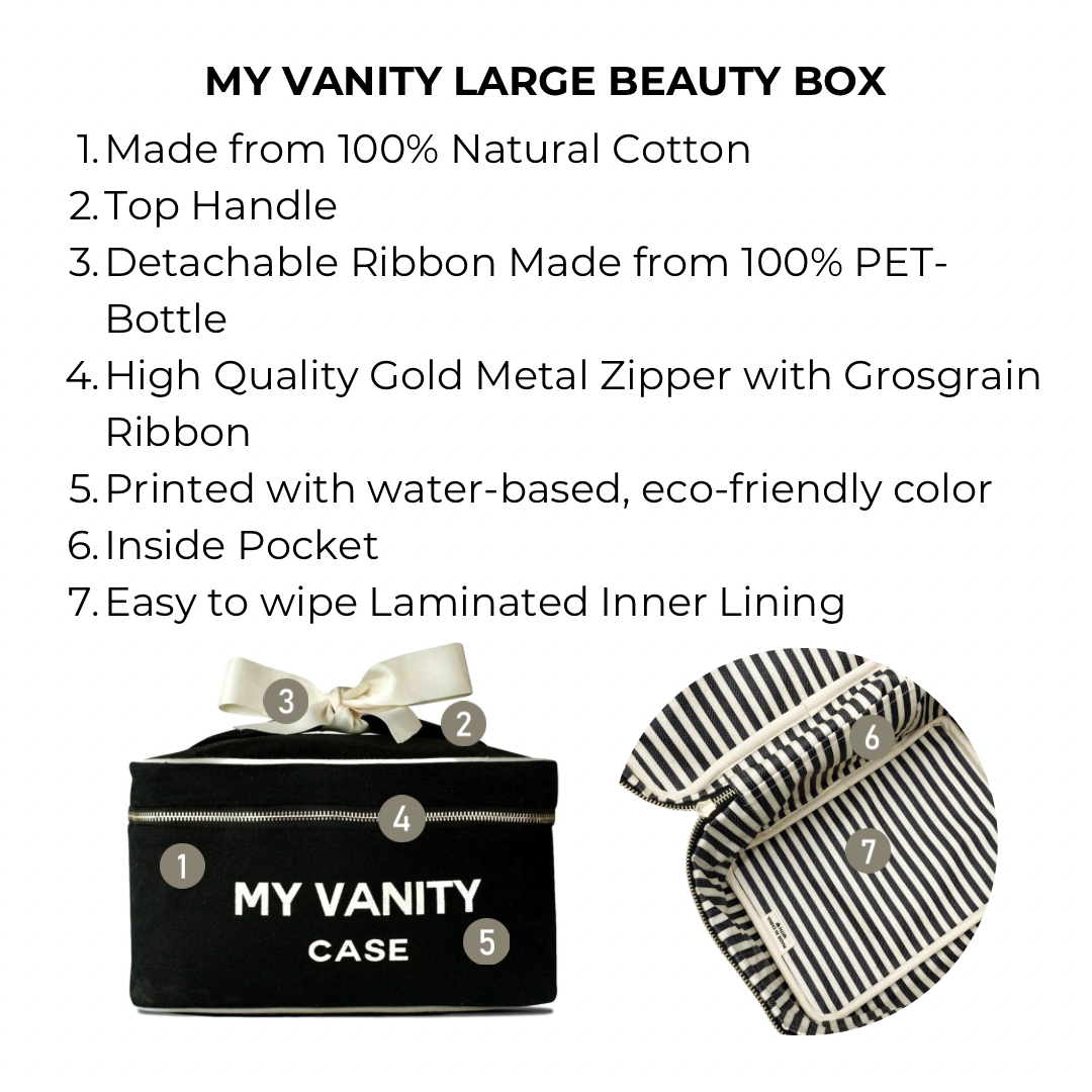 My Vanity Large Beauty Box, Black - Concordia Style Boutique