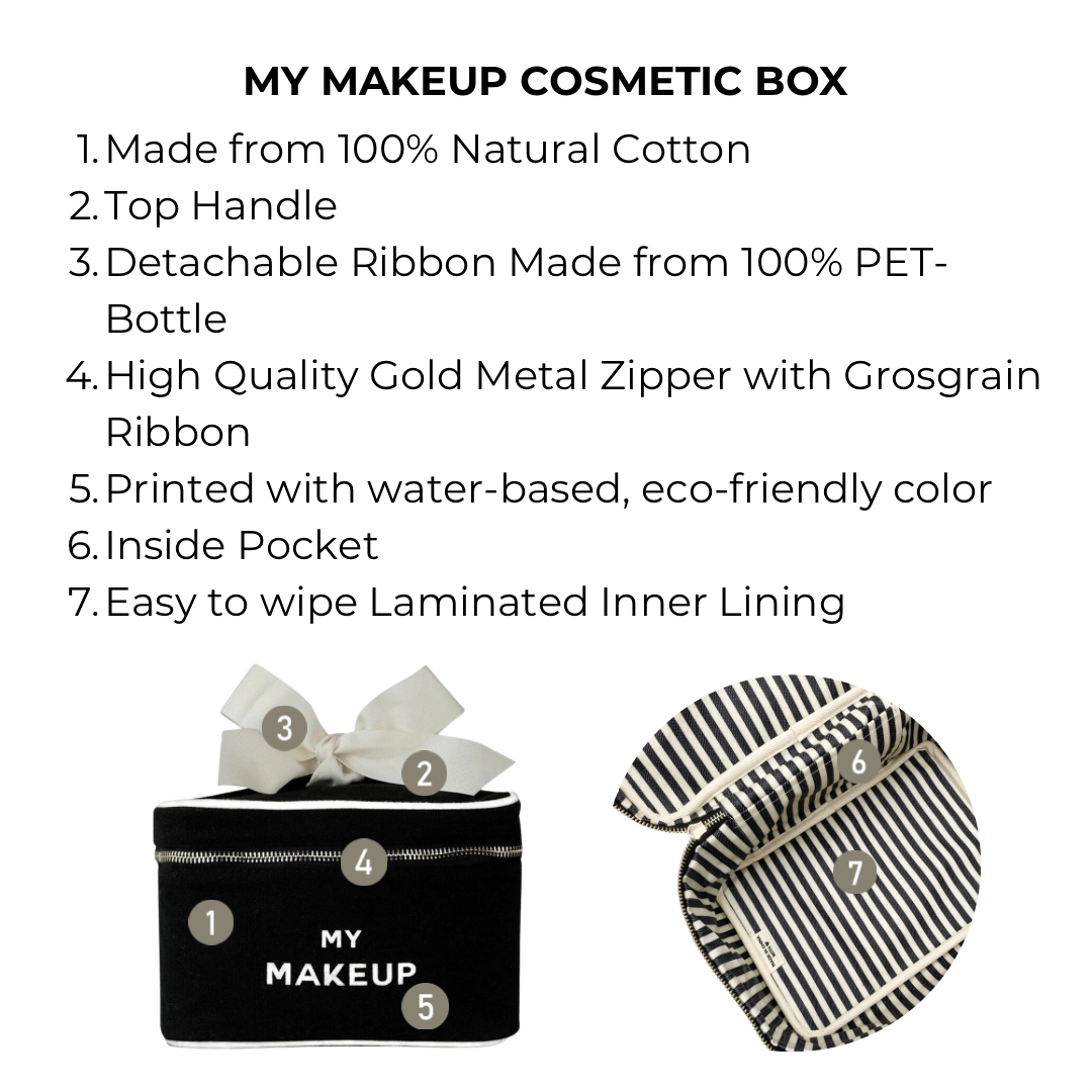 My Makeup Cosmetic Box, Black - Concordia Style Boutique