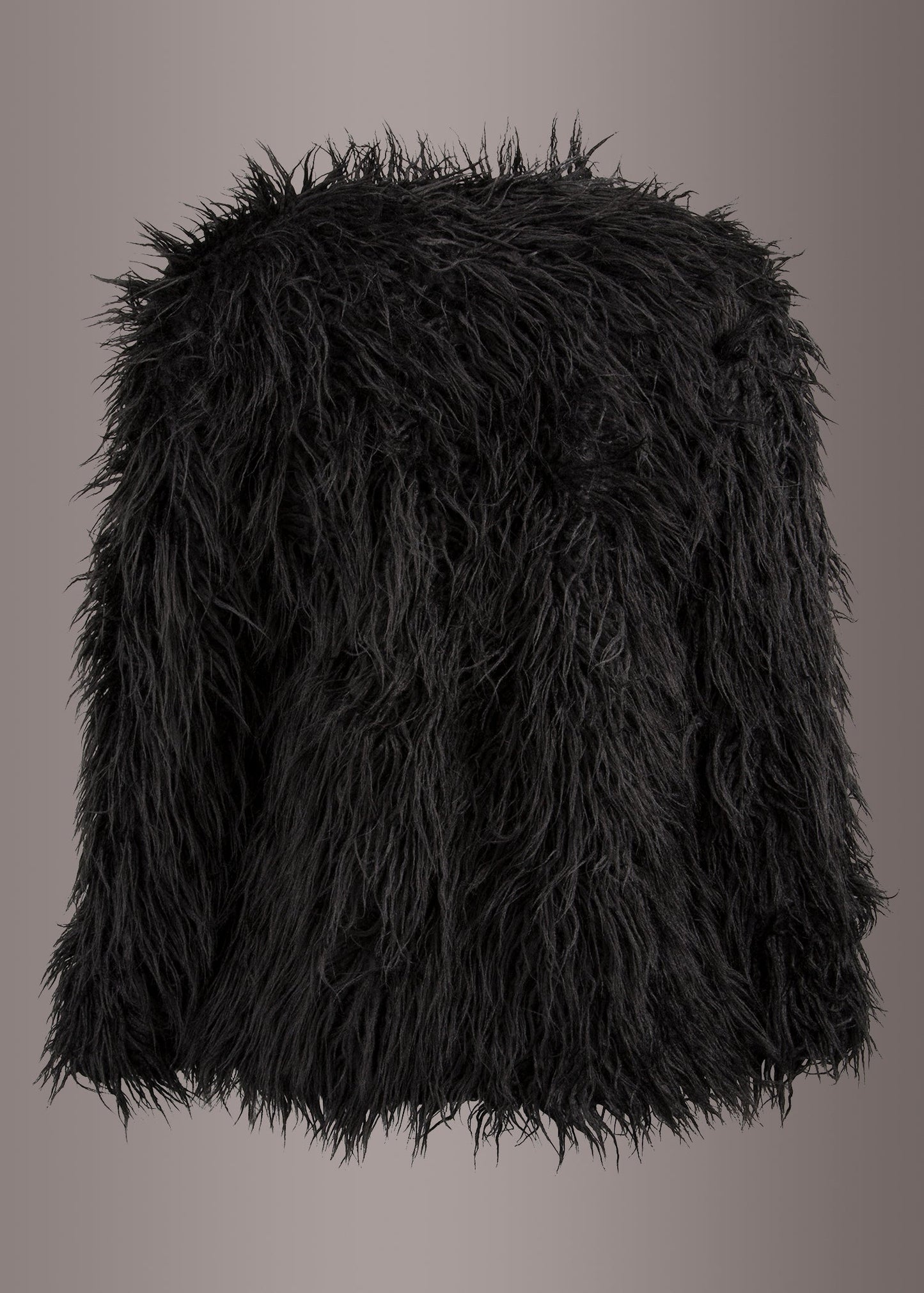 Bad Reputation Black Faux Fur Shaggy Jacket - Concordia Style Boutique