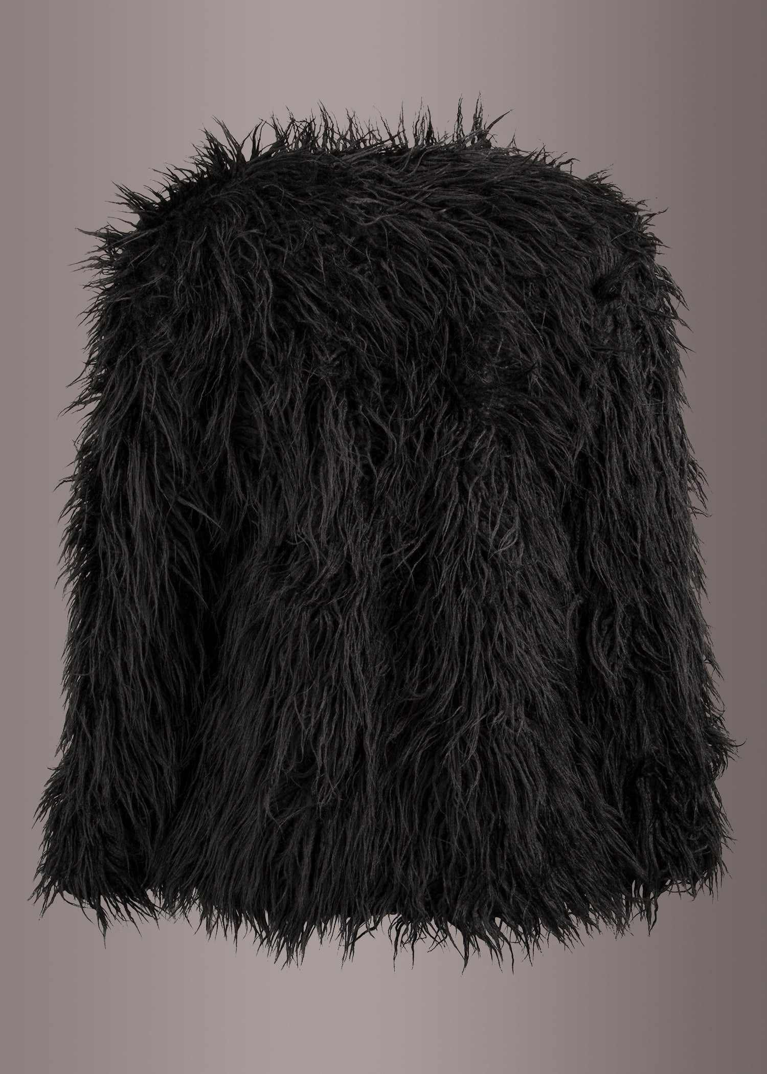 Bad Reputation Black Faux Fur Shaggy Jacket - Concordia Style Boutique