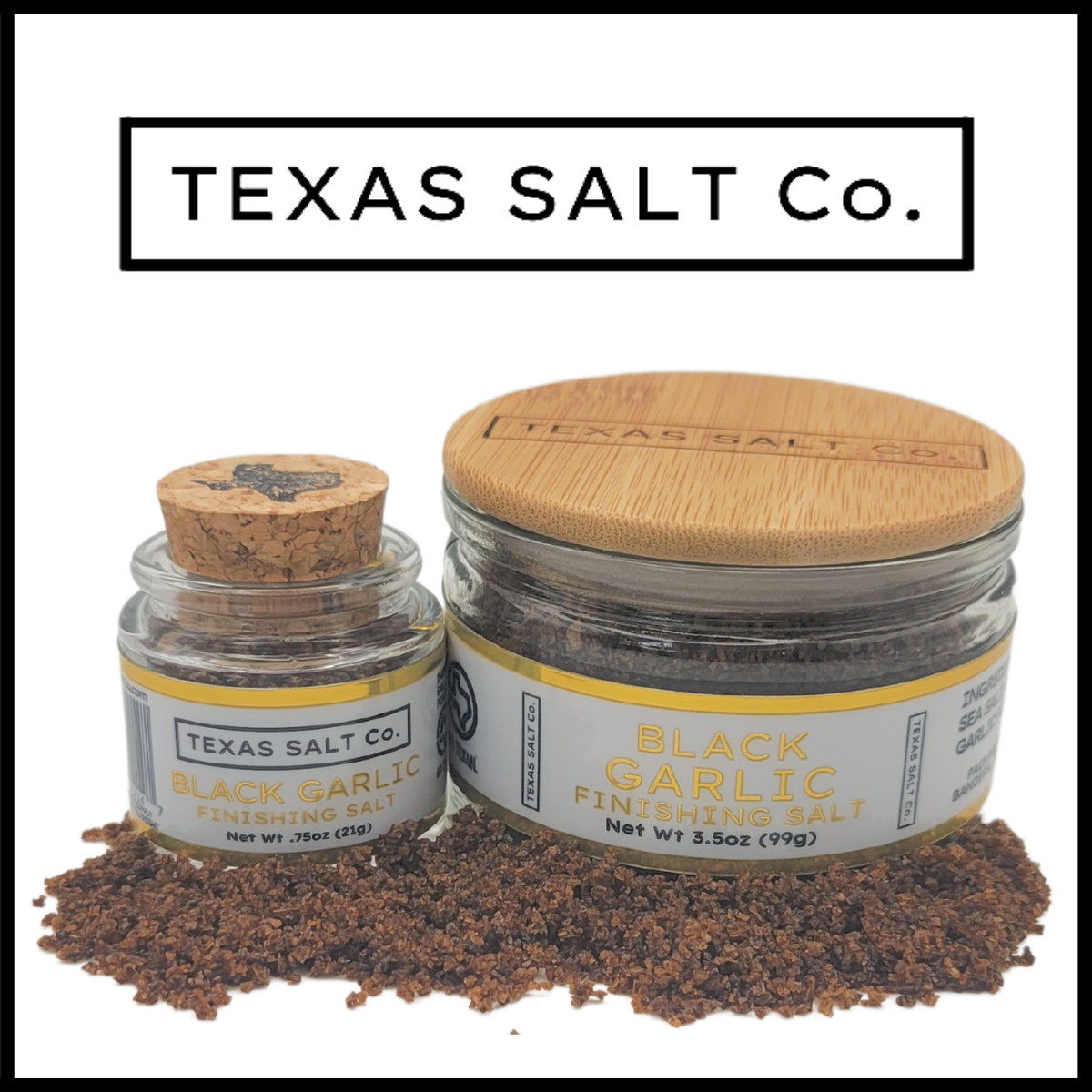 Black Garlic Finishing Salt - Concordia Style Boutique