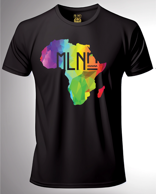 MLNn Africa LOGO Prismatic T-Shirt - Concordia Style Boutique