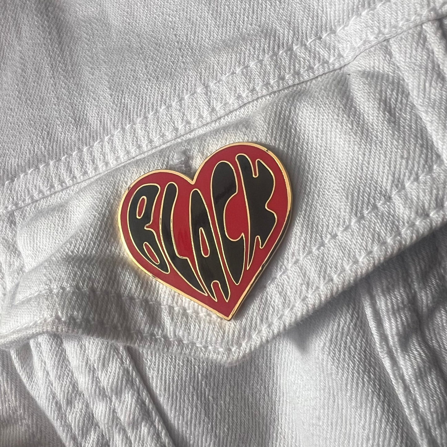 Black Love Pin