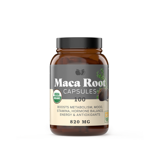 Organic Black Maca Root Capsules