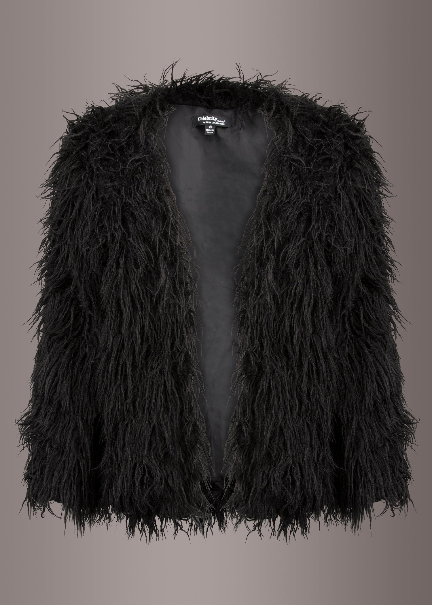 Bad Reputation Black Faux Fur Shaggy Jacket - Concordia Style Boutique