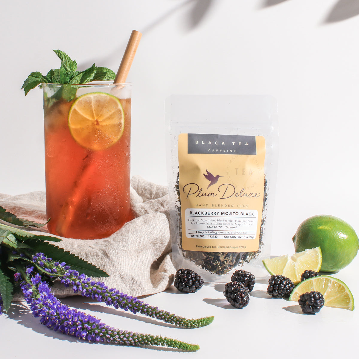 Blackberry Mojito Black Tea (Lime - Maple - Spearmint) - Concordia Style Boutique