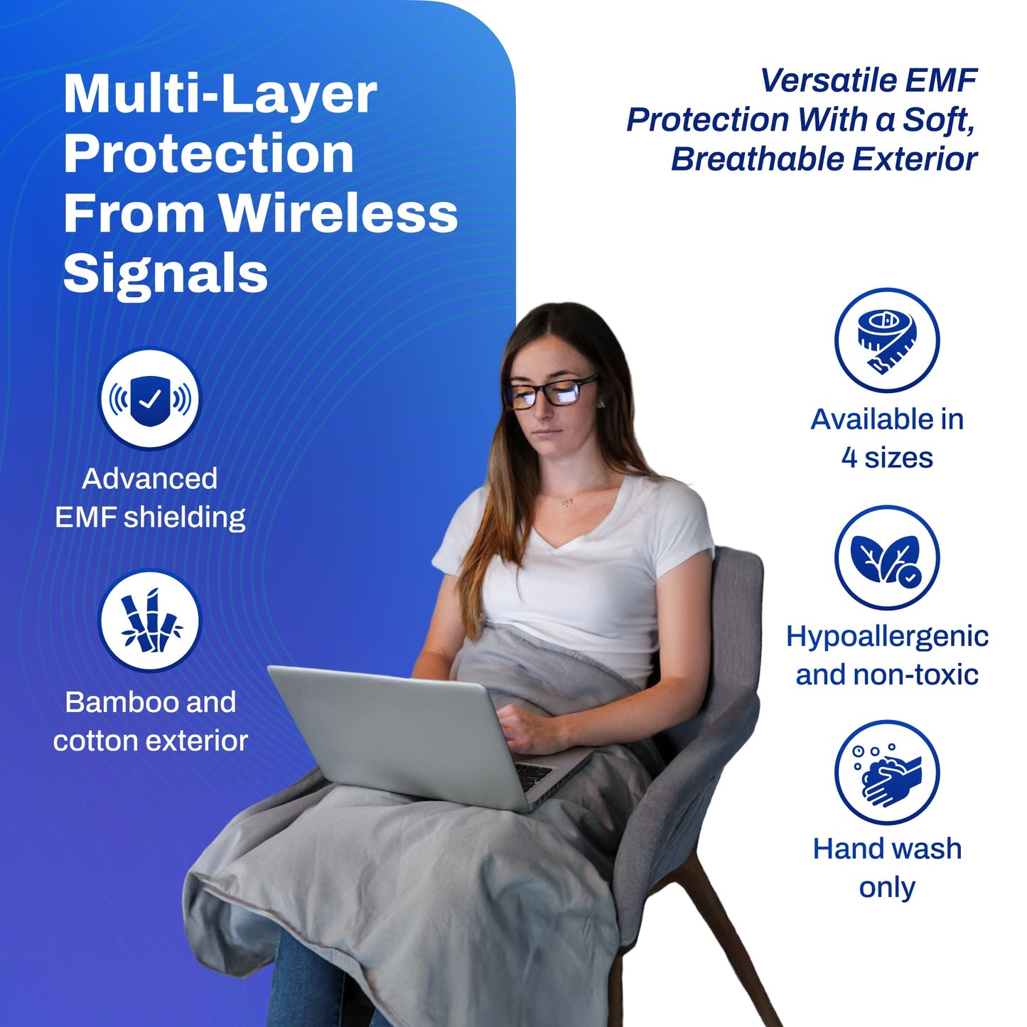EMF Protection Anti-Radiation Blanket - Concordia Style Boutique