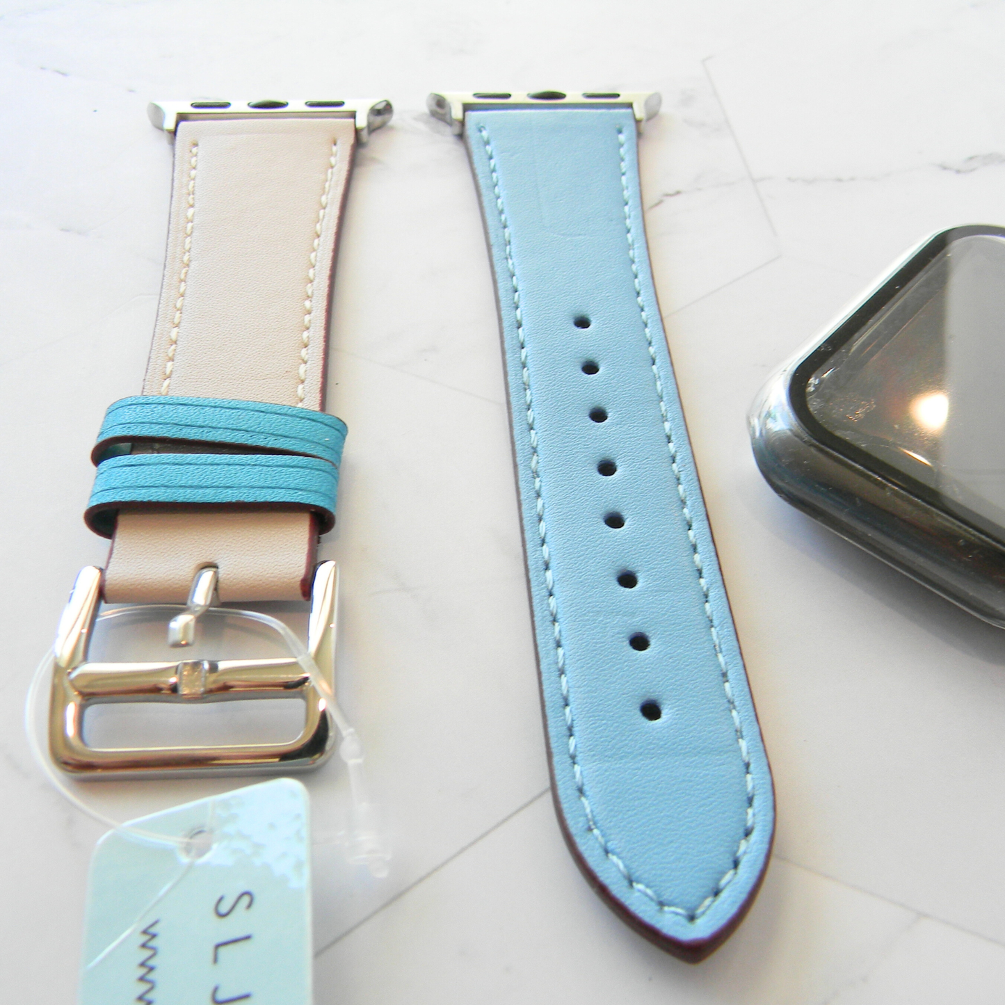 Leather Watch Bands Made for Apple Watch - Two Tone Bands