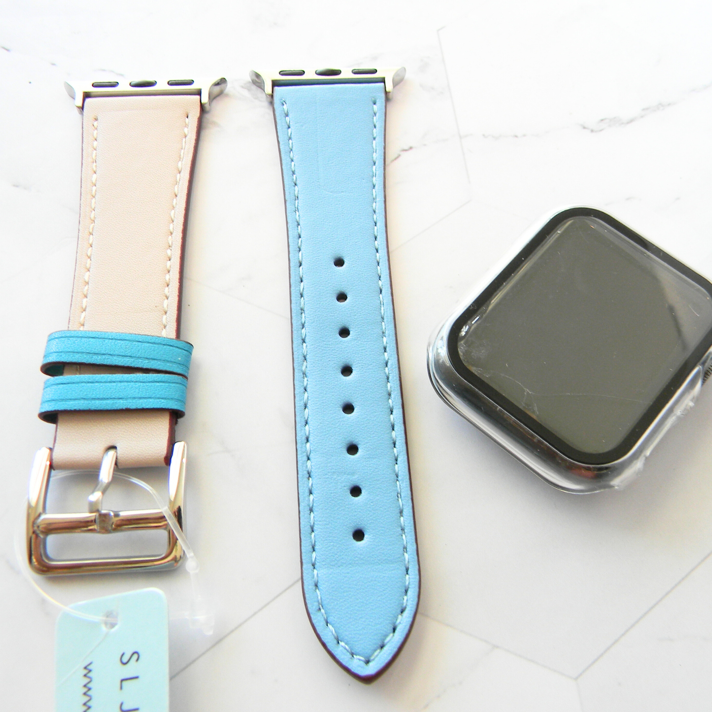 Leather Watch Bands Made for Apple Watch - Two Tone Bands