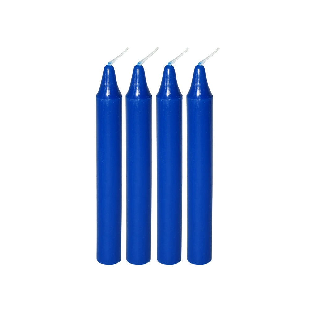 Mini Ritual Candle - Blue (Set of 4) - Concordia Style Boutique