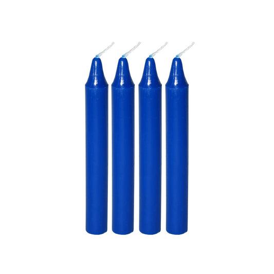 Mini Ritual Candle - Blue (Set of 4) - Concordia Style Boutique