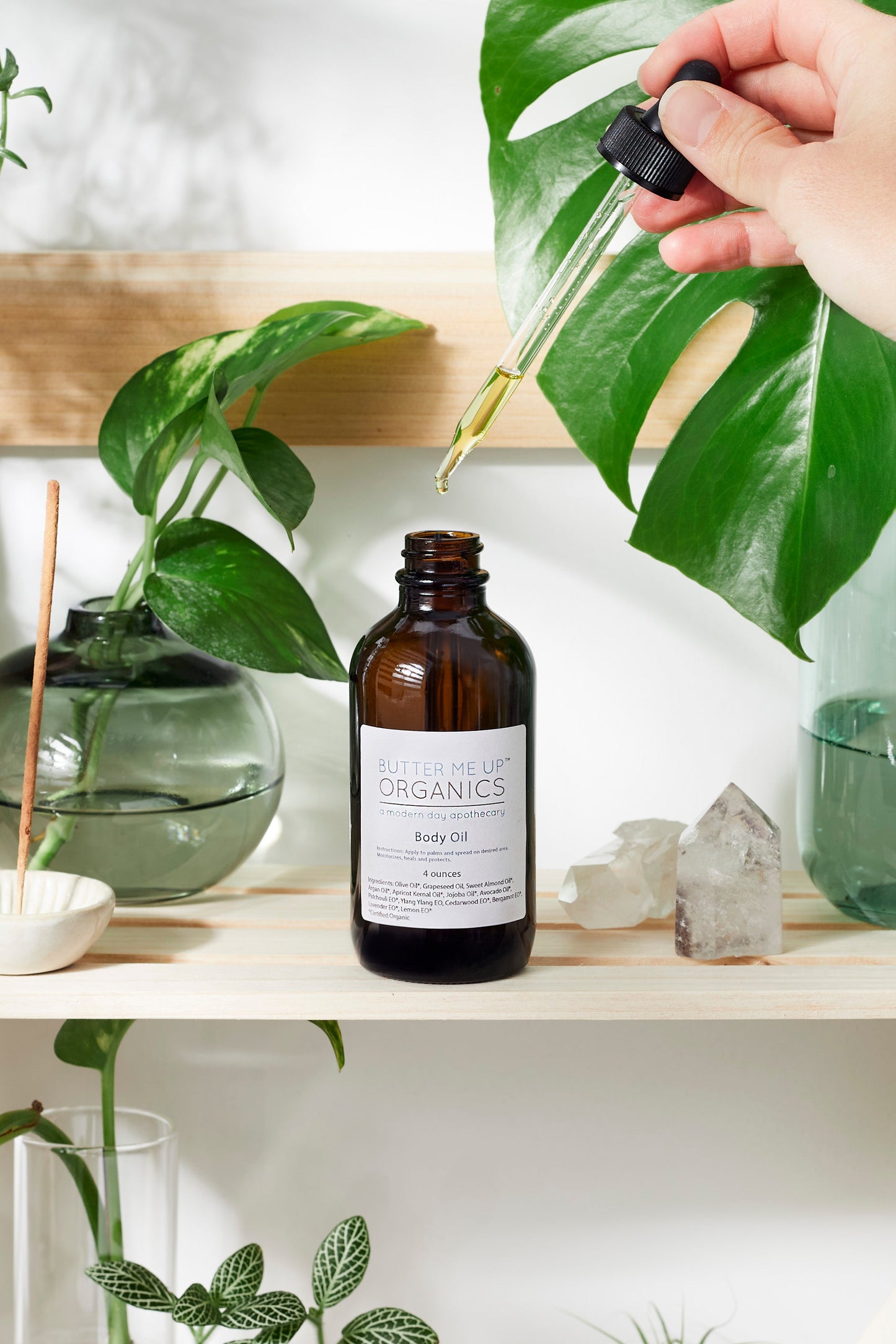 Organic Body Oil / Body Oil / Moisturizer / Organic Oils / Dry Skin Formula - Concordia Style Boutique