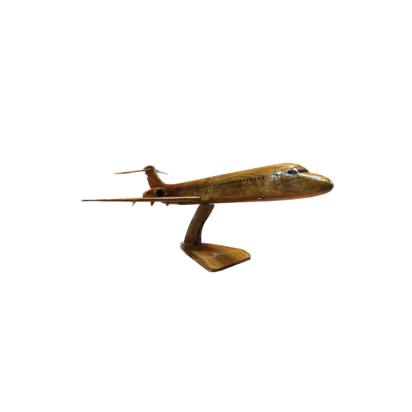 Boeing 717 Mahogany Wood Desktop Airplane Model