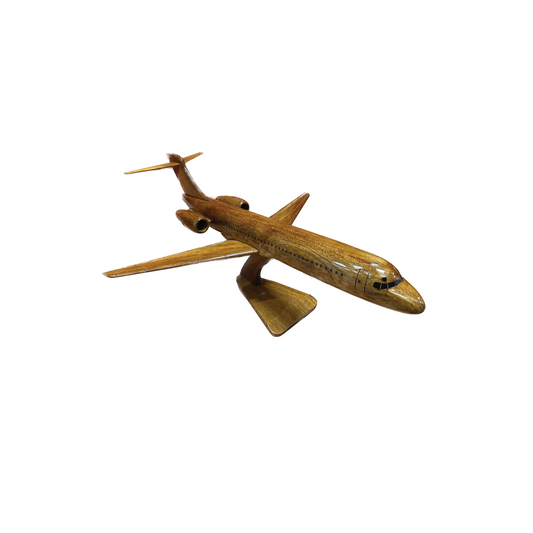 Boeing 717 Mahogany Wood Desktop Airplane Model