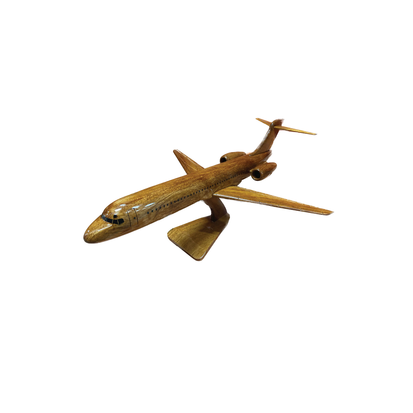 Boeing 717 Mahogany Wood Desktop Airplane Model