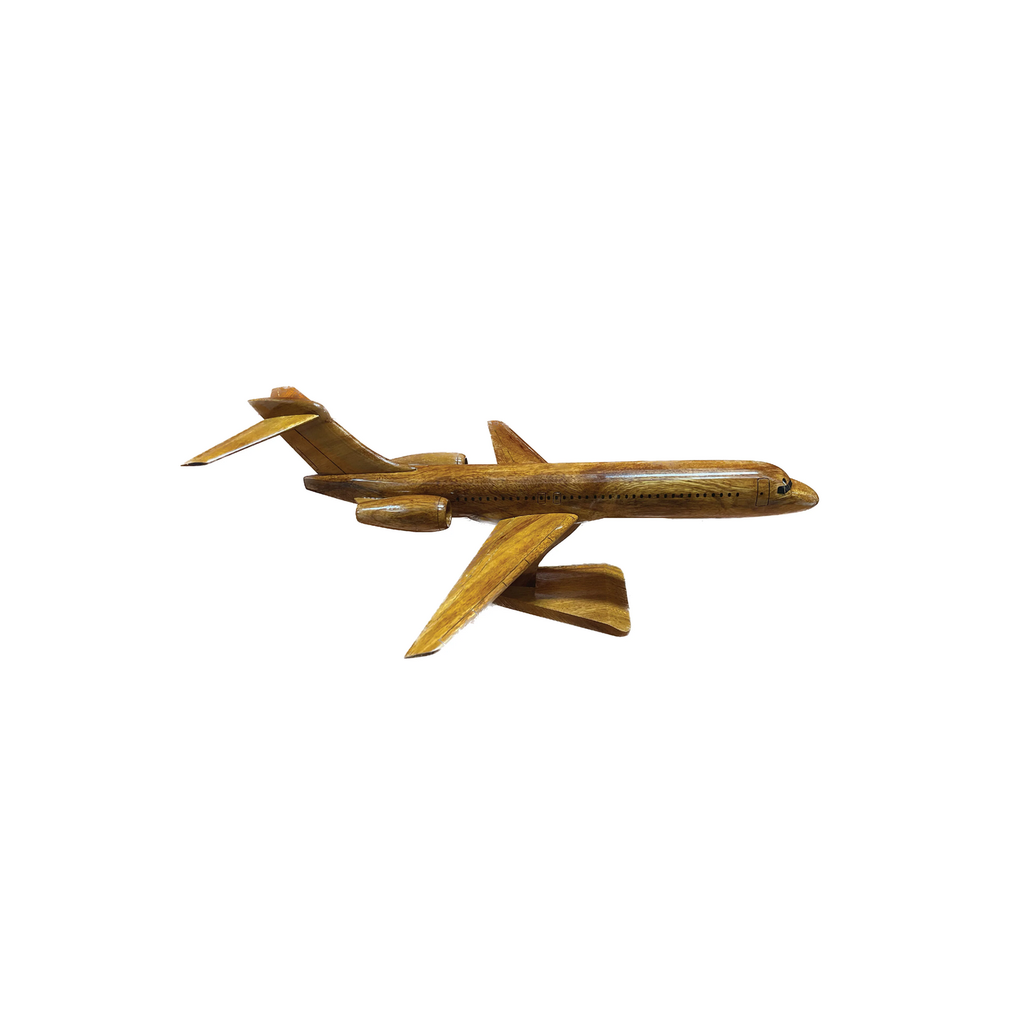 Boeing 717 Mahogany Wood Desktop Airplane Model