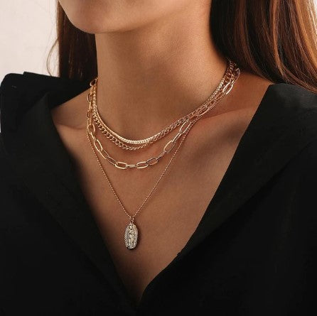 VINTAGE BOHEMIAN LAYERED NECKLACE - Concordia Style Boutique