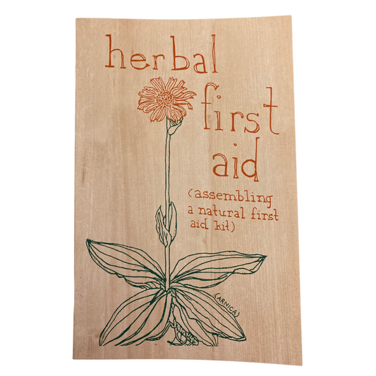 Herbal First Aid: Assembling a Natural First Aid Kit (Zine) - Concordia Style Boutique