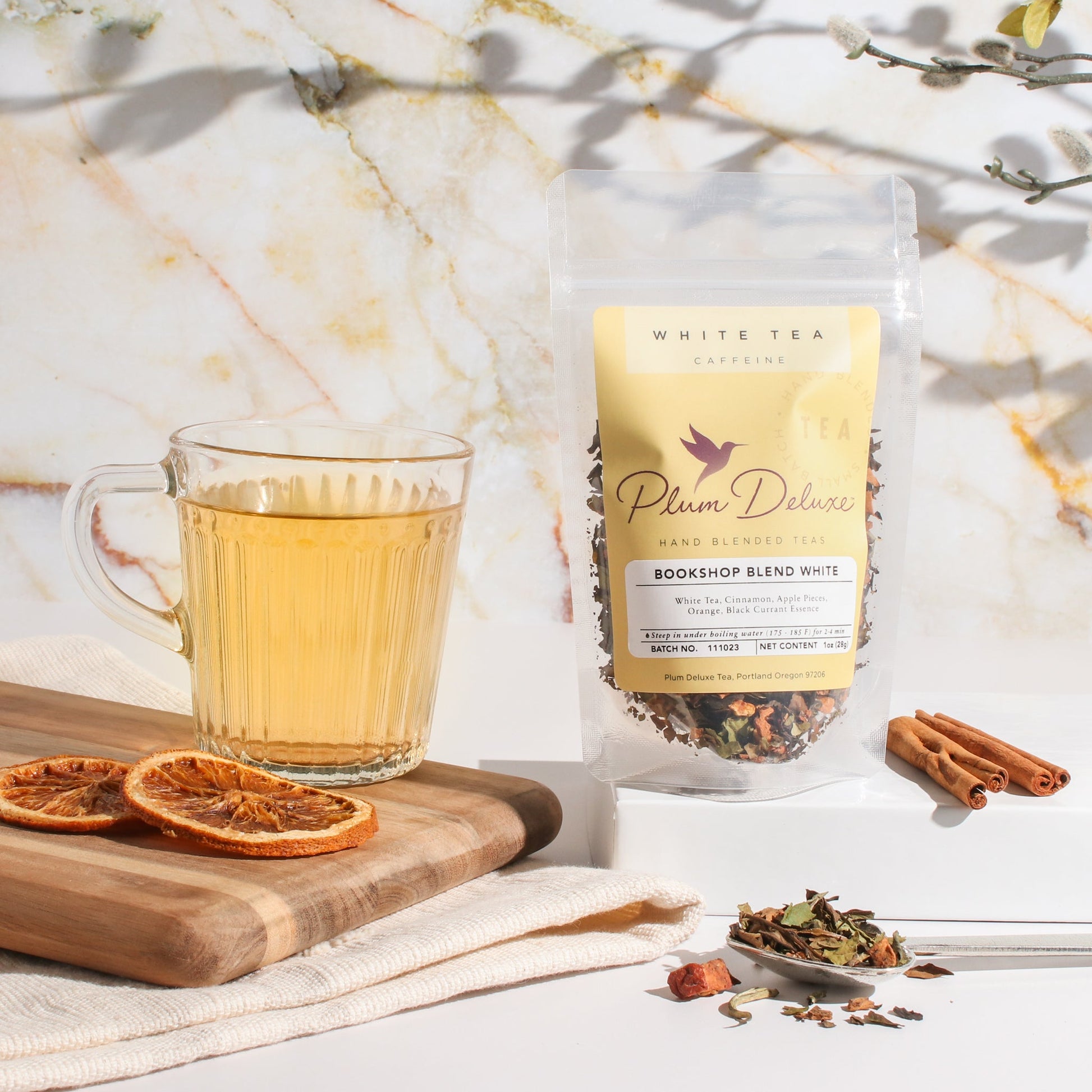 Bookshop Blend White Tea (Cinnamon / Black Currant) - Concordia Style Boutique
