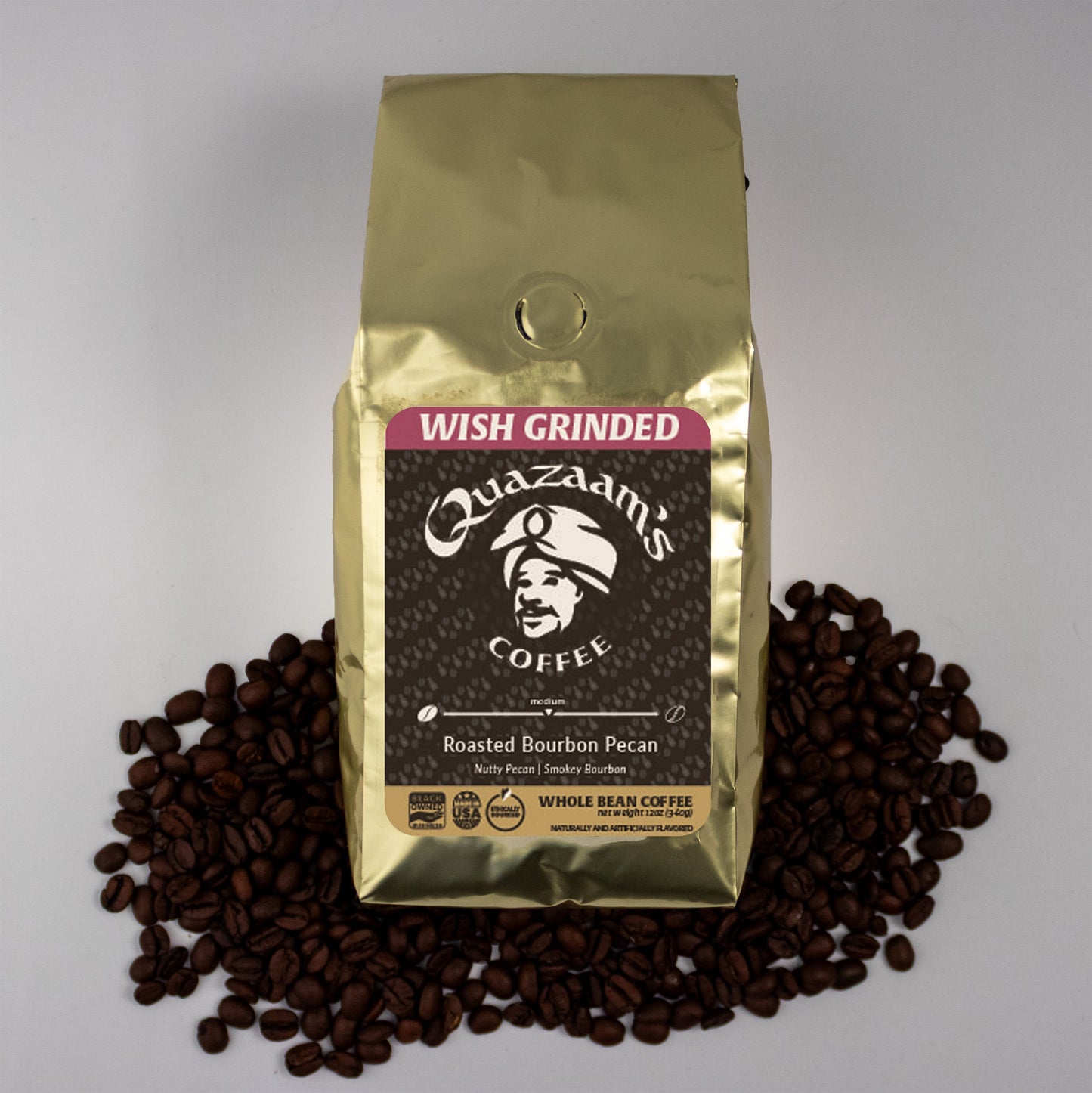 Roasted Bourbon Pecan | Ground & Whole Bean | Medium Roast