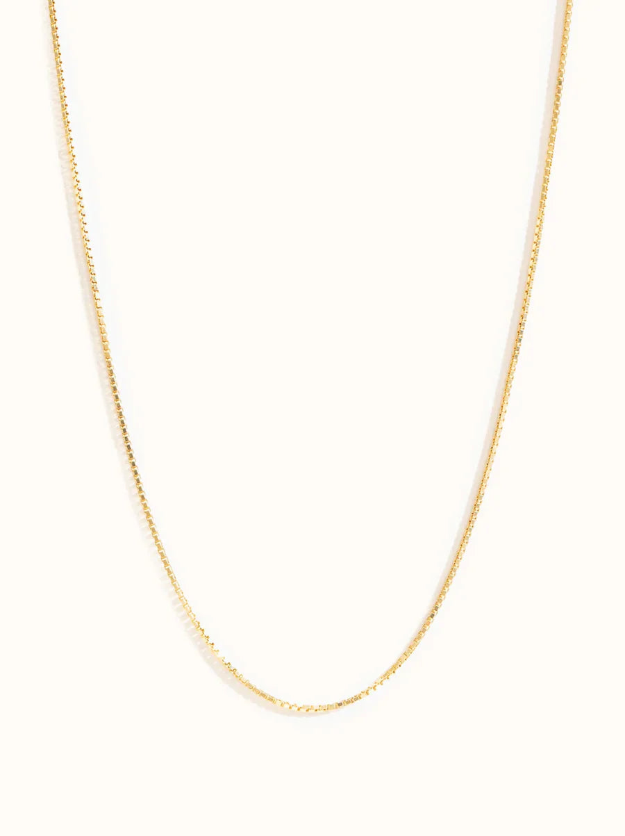 GOLD FILLED BOX CHAIN - Concordia Style Boutique
