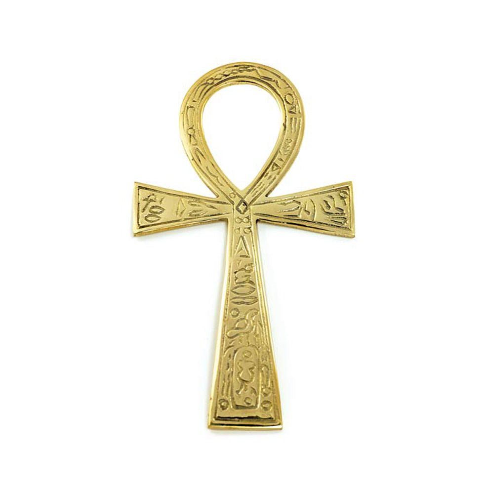 Brass Ankh 6.5" - Premium Altar supplies from The Witches Sage LLC - Just $6.45! Shop now at Concordia Style Boutique