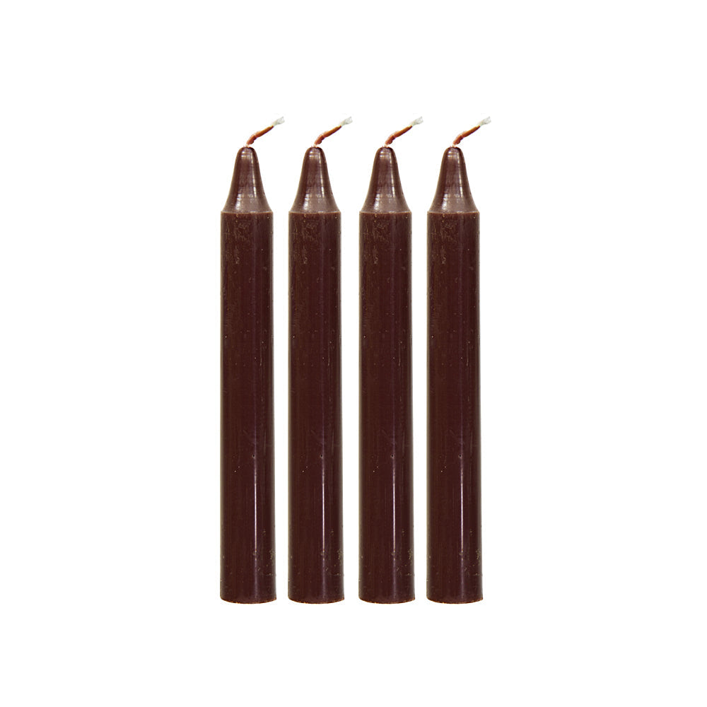 Mini Ritual Candle - Brown (Set of 4) - Concordia Style Boutique