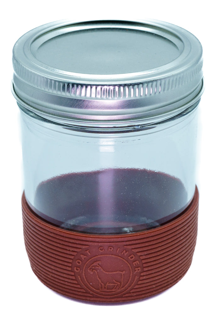 8oz Plain Herb Storage JAR, Lid, and SHADE - Concordia Style Boutique