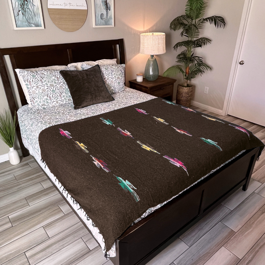 Brown Thunderbird Baja Blanket - Concordia Style Boutique
