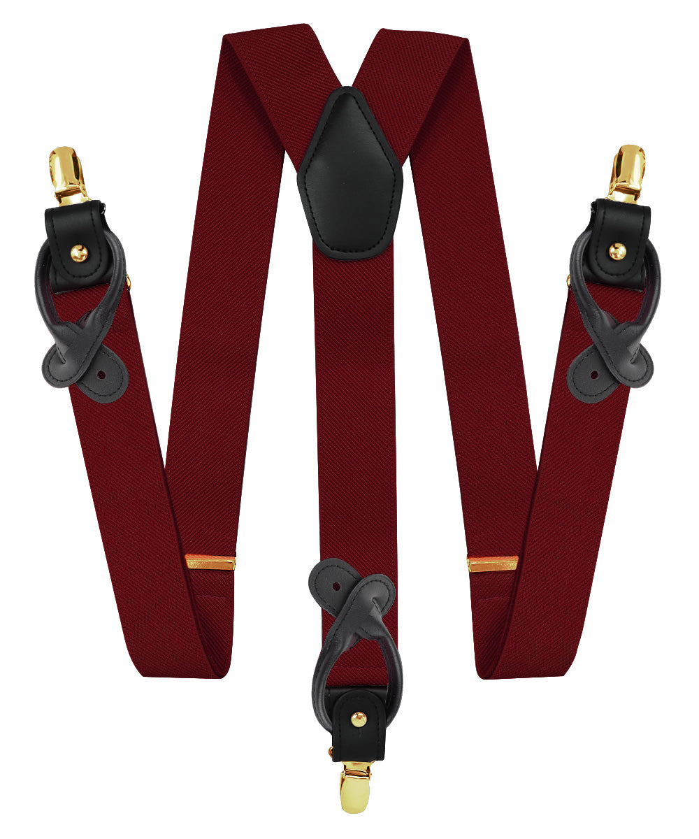 Vittorio Farina Men's Convertible Suspender in Gift Box: 70% Polyester & 30% Elastomer - Concordia Style Boutique