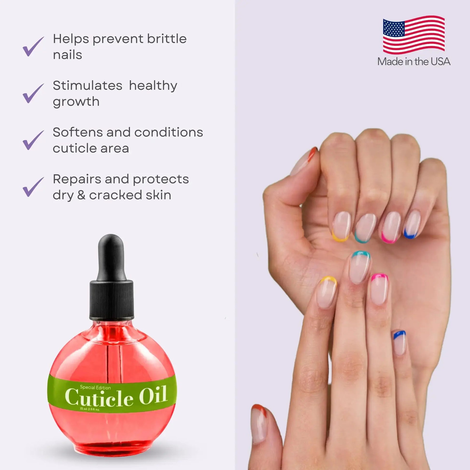 C CARE Special Edition Cuticle Oil for Nails – Hydrates & Repairs – 2.5 Oz (Pack of 1) – Perfect Christmas Gift for Women - Concordia Style Boutique