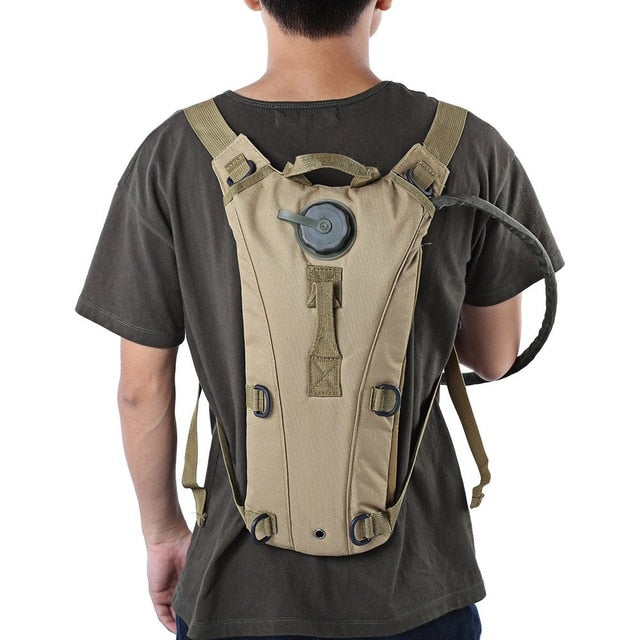 3L Water Bag Molle Military Tactical Hydration Backpack