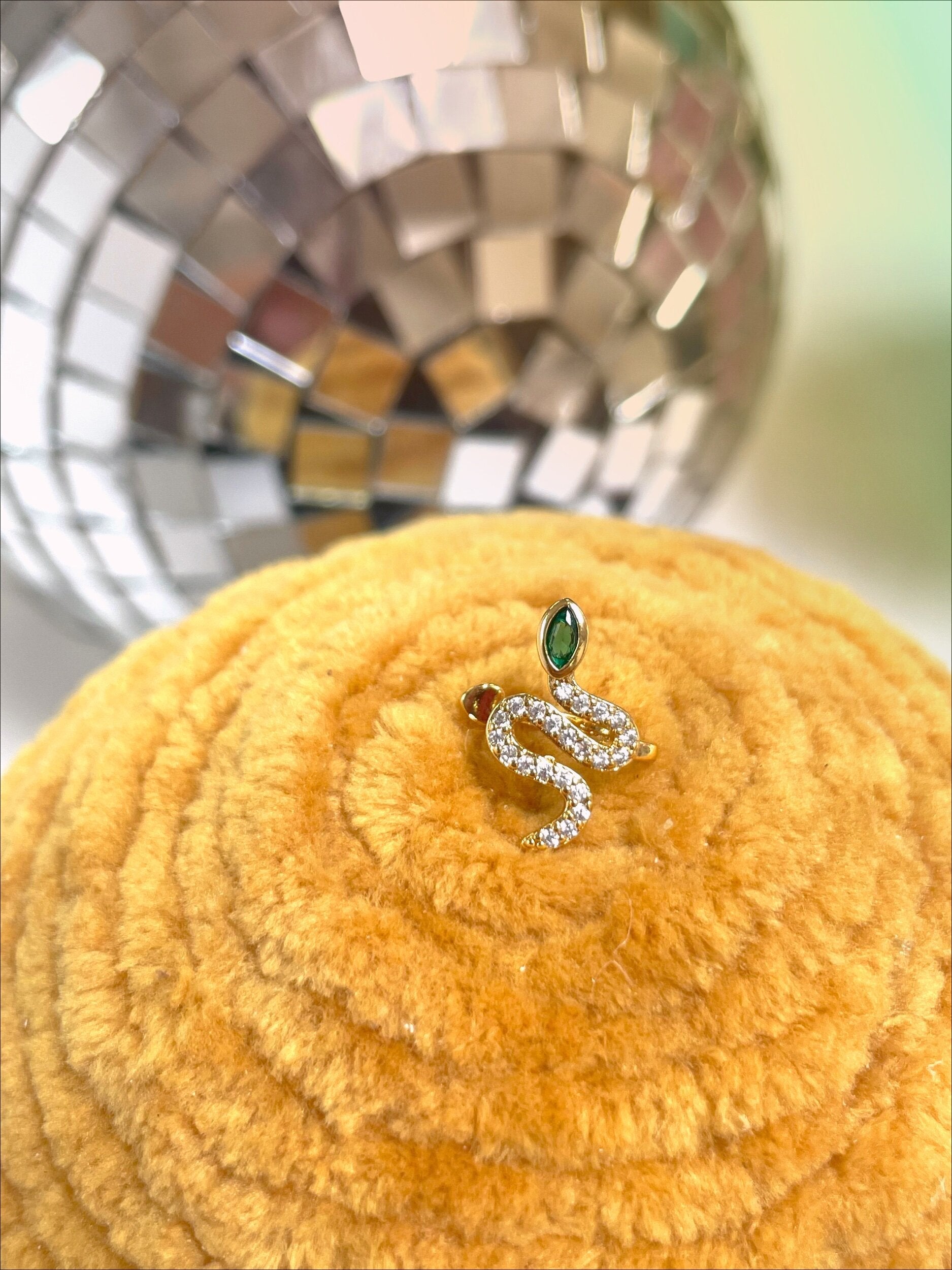 Snake CZ Jewel Cuff - Concordia Style Boutique