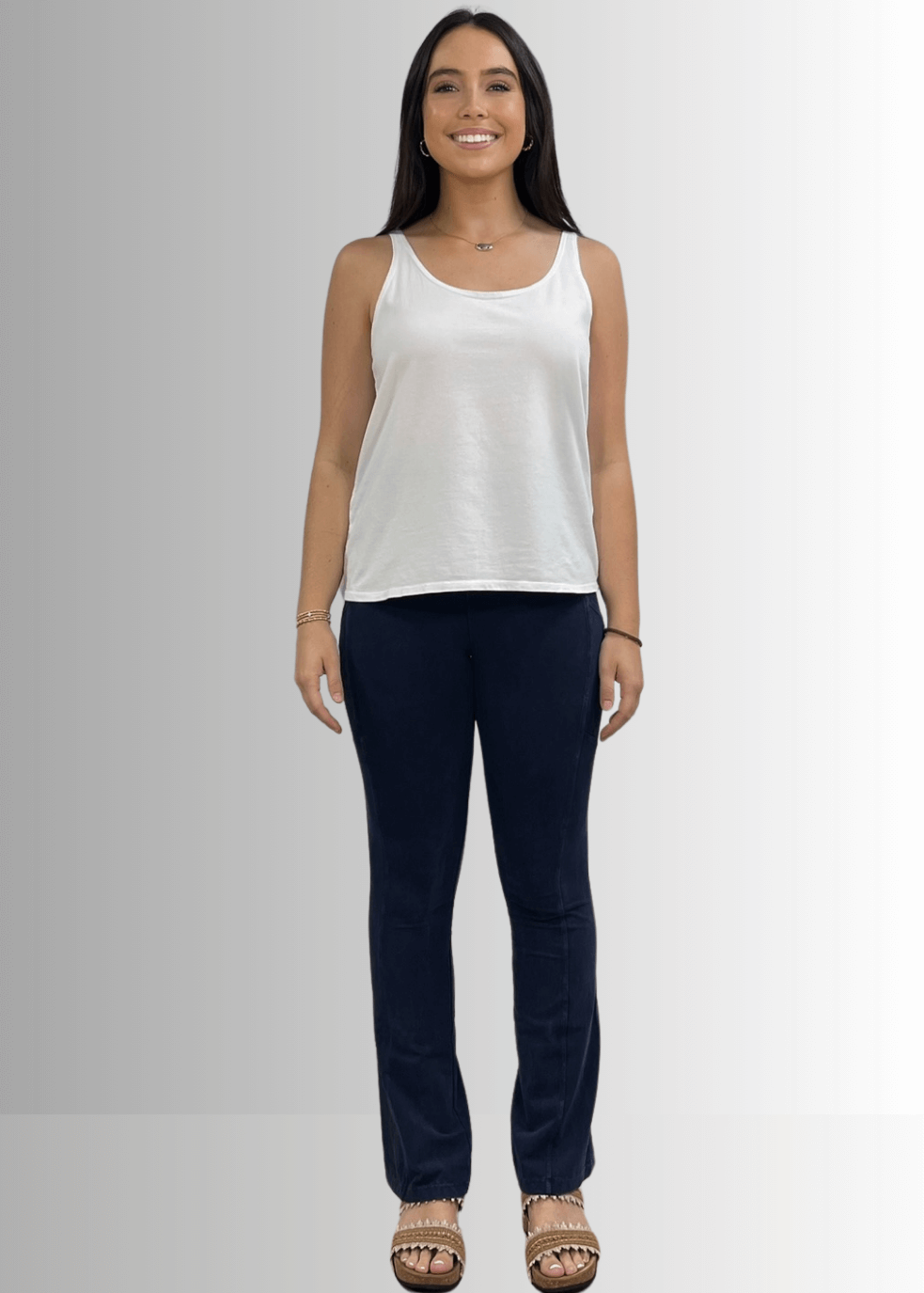 Twenty Four Seven Cotton Tank in White - Concordia Style Boutique