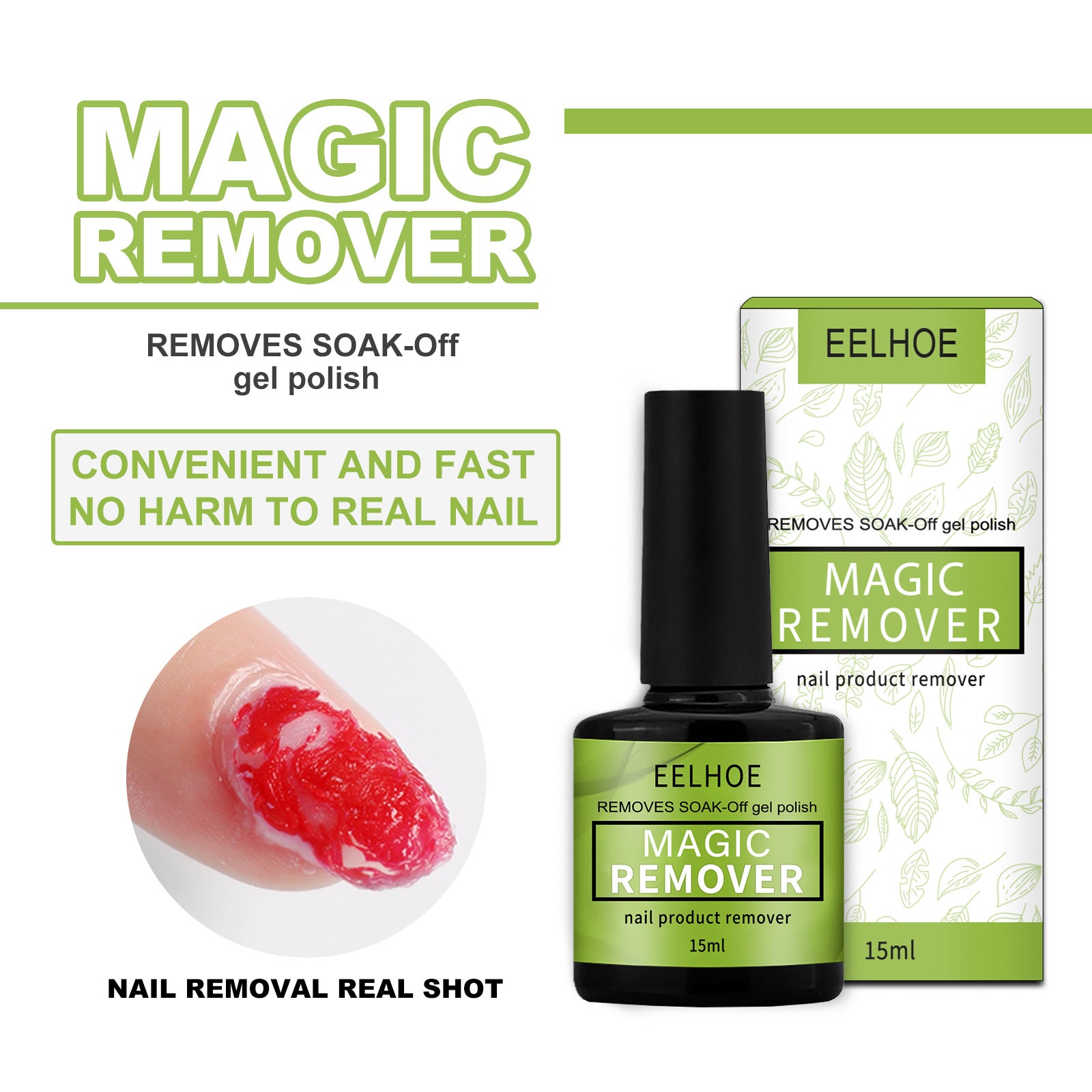 EELHOE Nail Polish Remover - Premium Nail Polish Remover from Concordia Style Boutique - Just $6.72! Shop now at Concordia Style Boutique