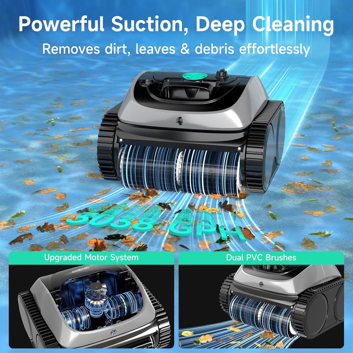 WYBOT C1 Cordless Robotic Pool Cleaner
