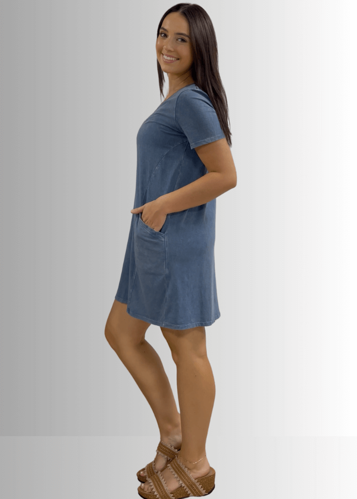 Women's Easy Going Casual Cotton Dress - Concordia Style Boutique