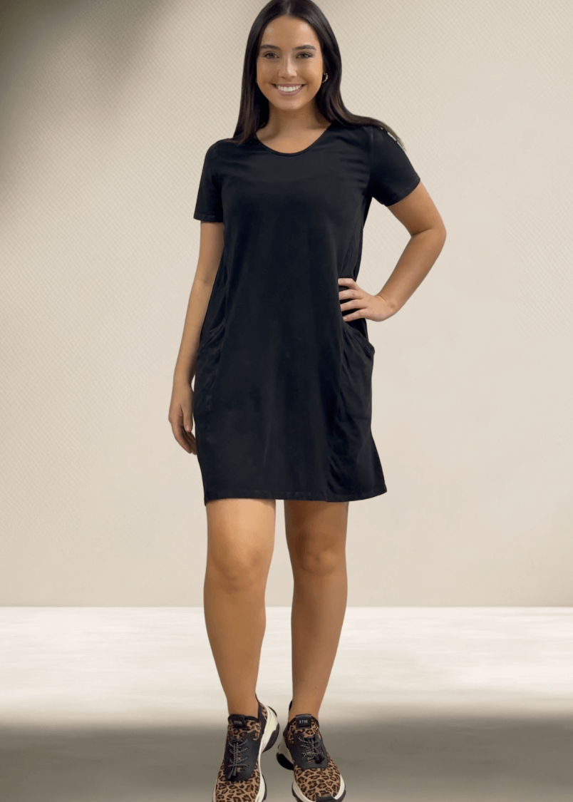 Women's Easy Going Casual Cotton Dress - Concordia Style Boutique