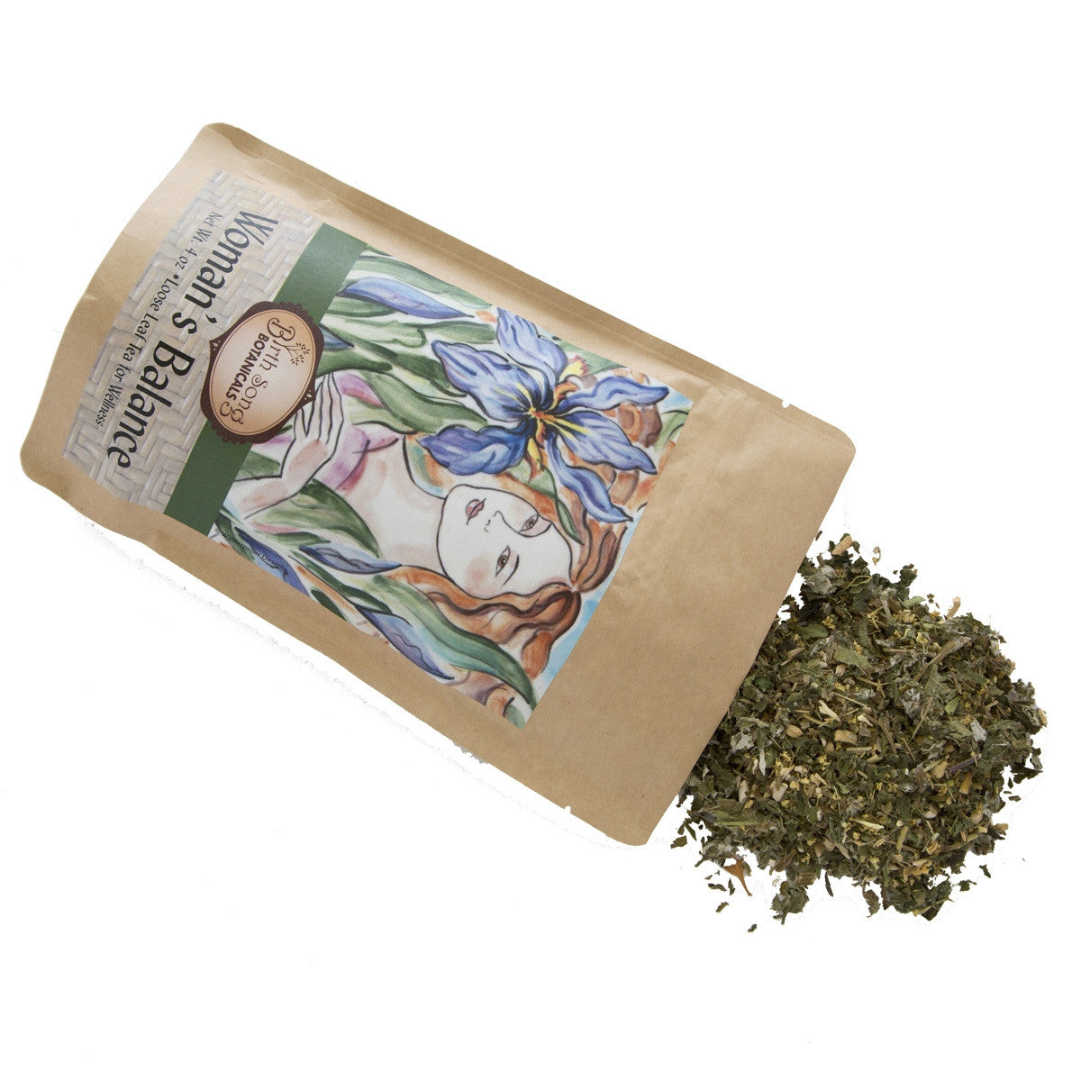 Woman's Balance Nourishing Herbal Tea To Support Hormone Harmony, Stress, PMS, Fertility, and a Healthy Immune System* with Ashwagandha Root 4 oz. - Concordia Style Boutique