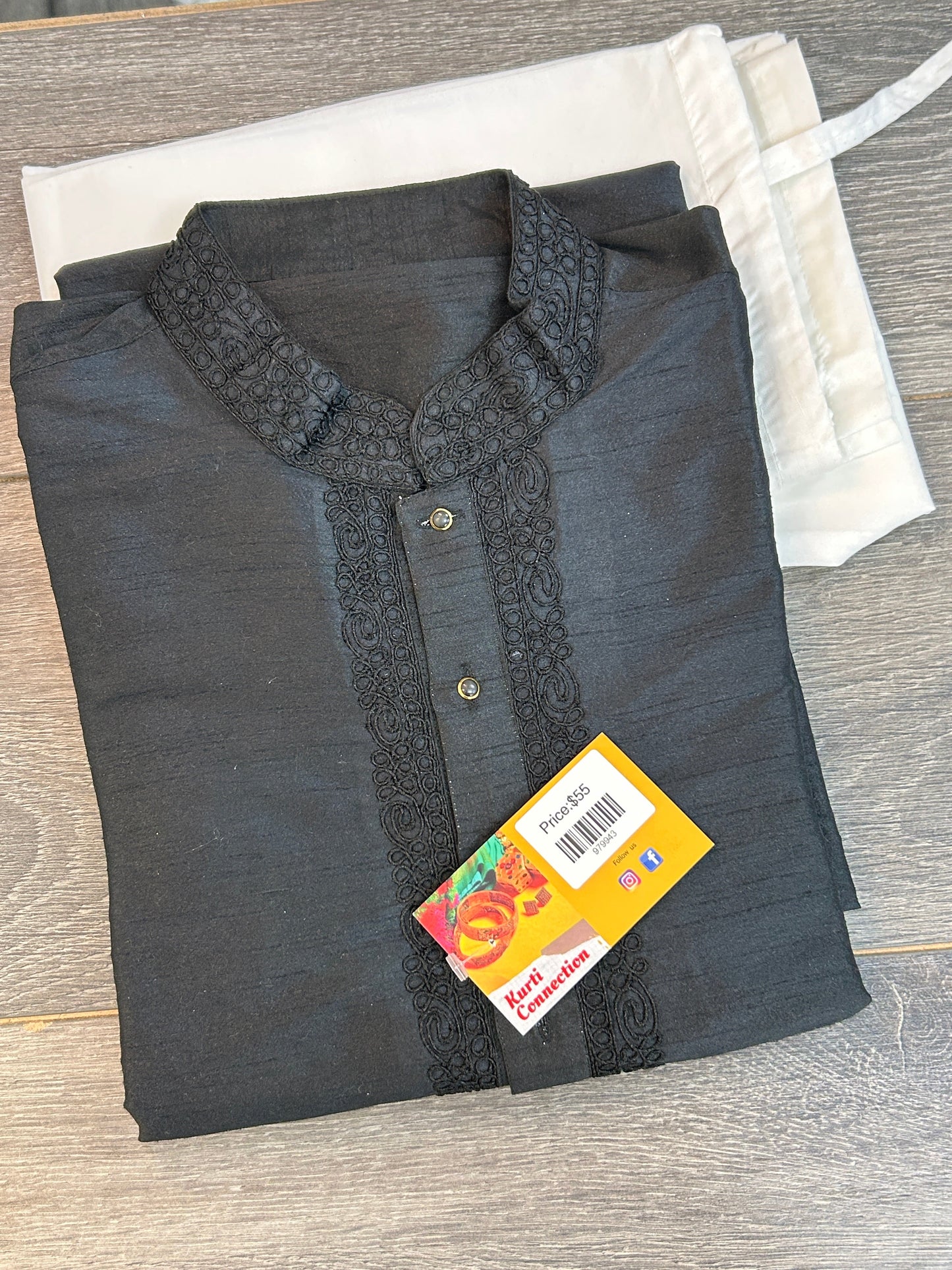 Black kurta pajama