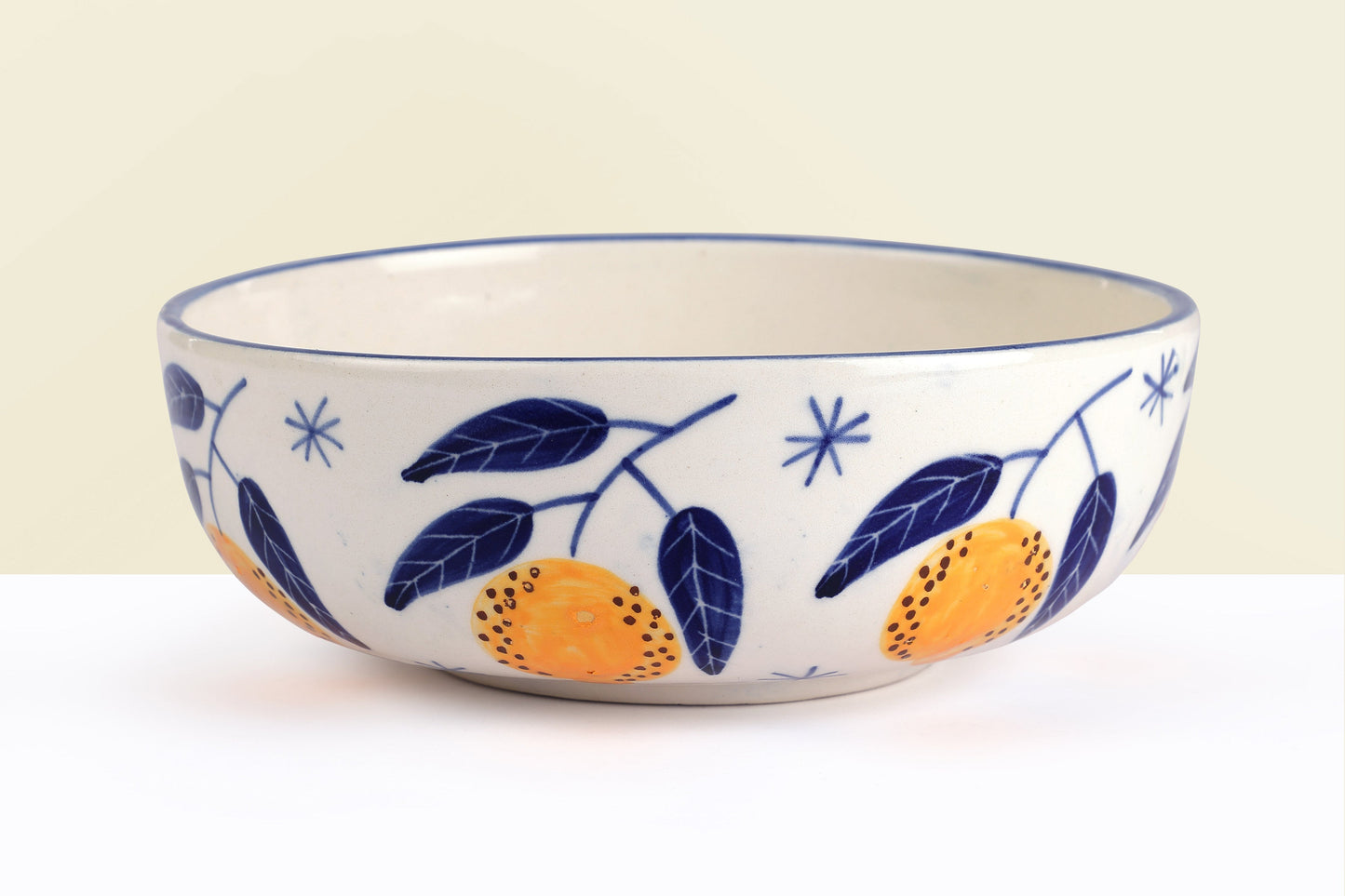 Italian Lemon Bowl, - 2.5x7 Inches (Set of 2)