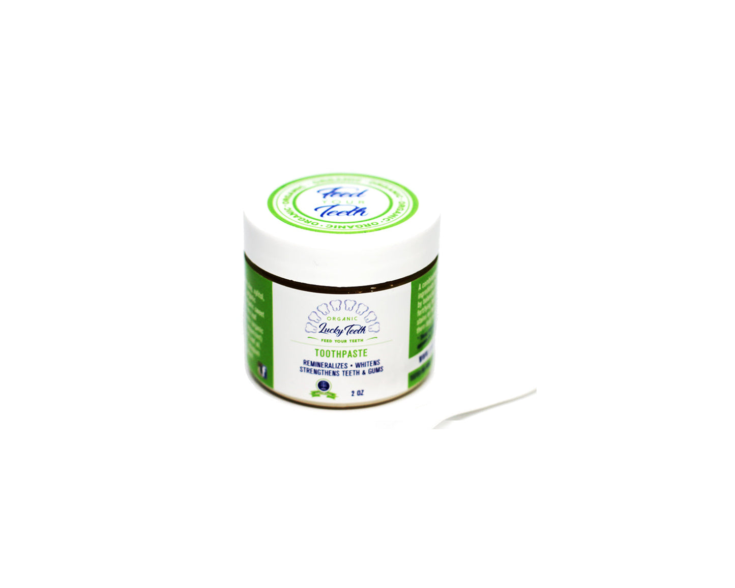 Natural Toothpaste 2oz - Remineralizing and Fortifying Toothpaste For Teeth and Gums